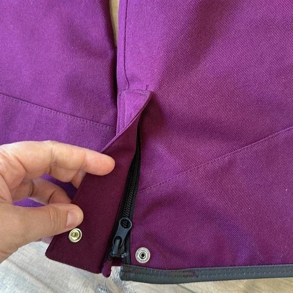Volcom Womens Snowboard Pant Maroon/Purple Sz XS - Picture 8 of 9